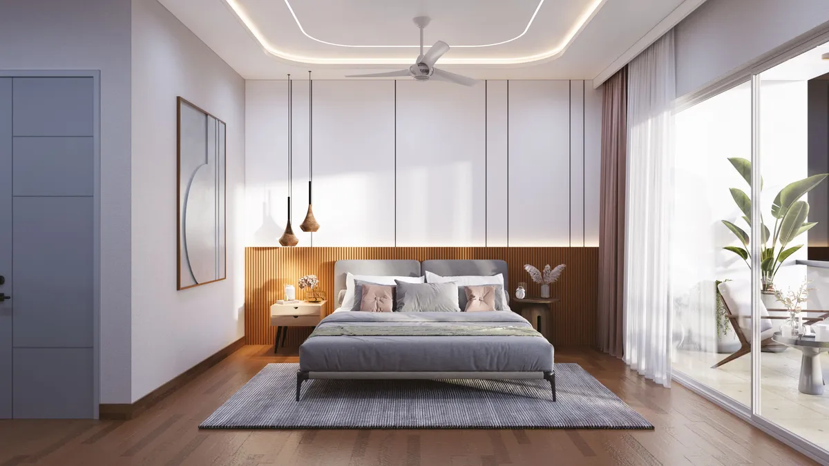 Guest suite imagery at Hallmark Altus