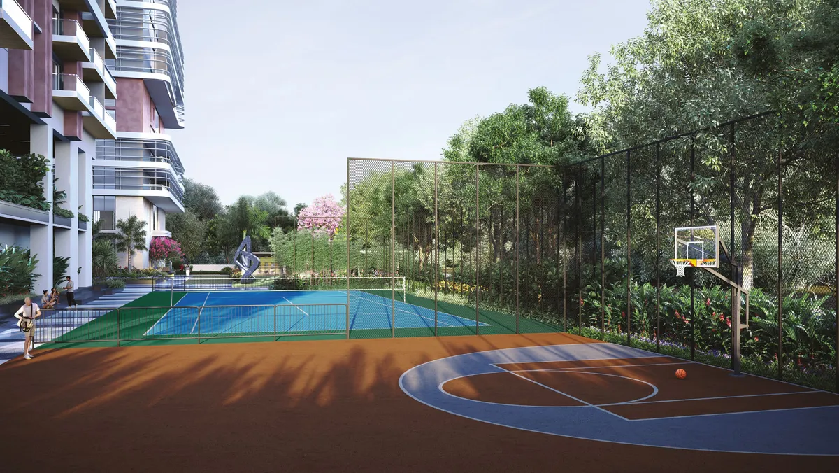 Multi-purpose sports court at Hallmark Altus