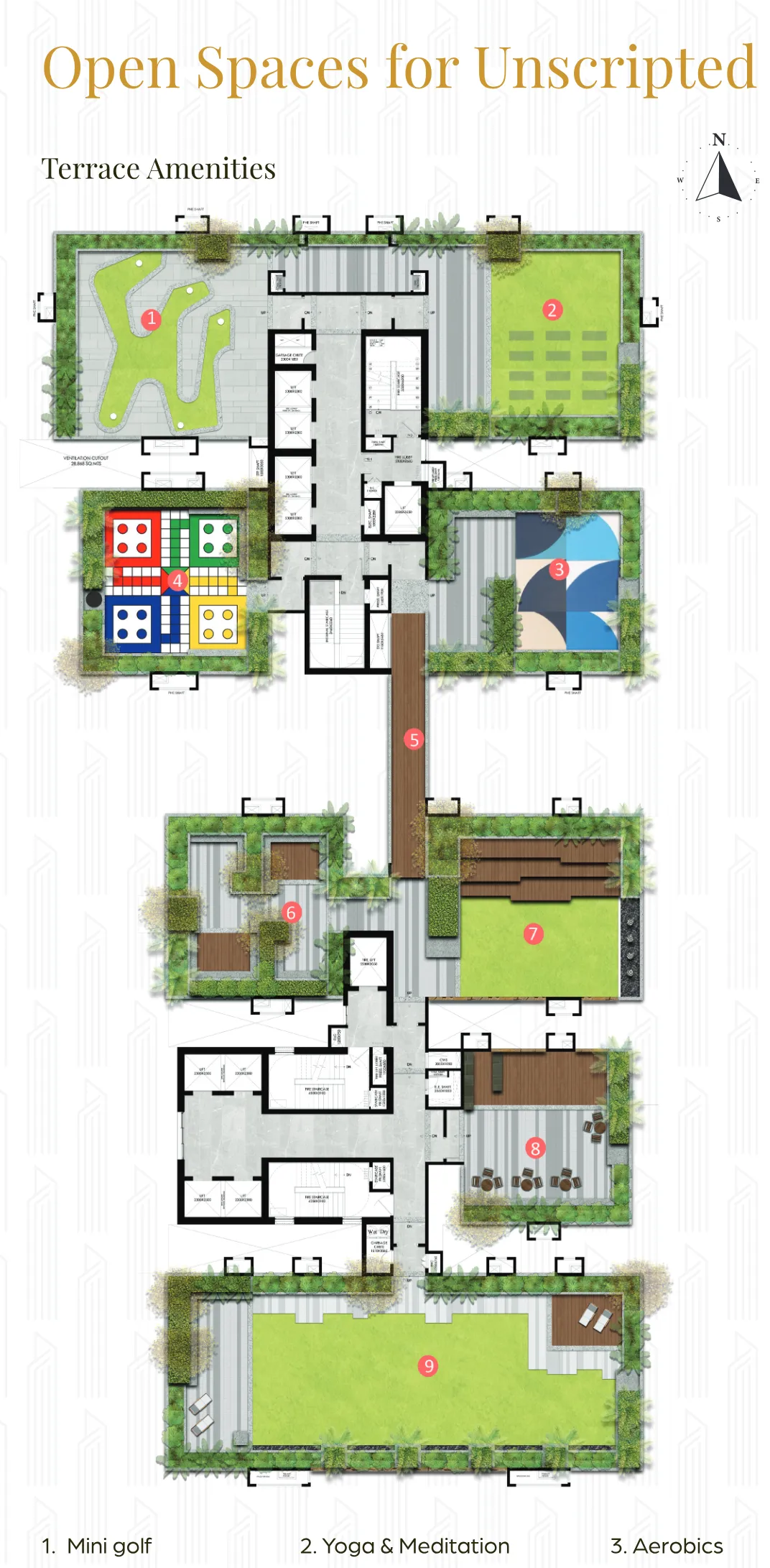 Terrace overview master plan for Hallmark Altus